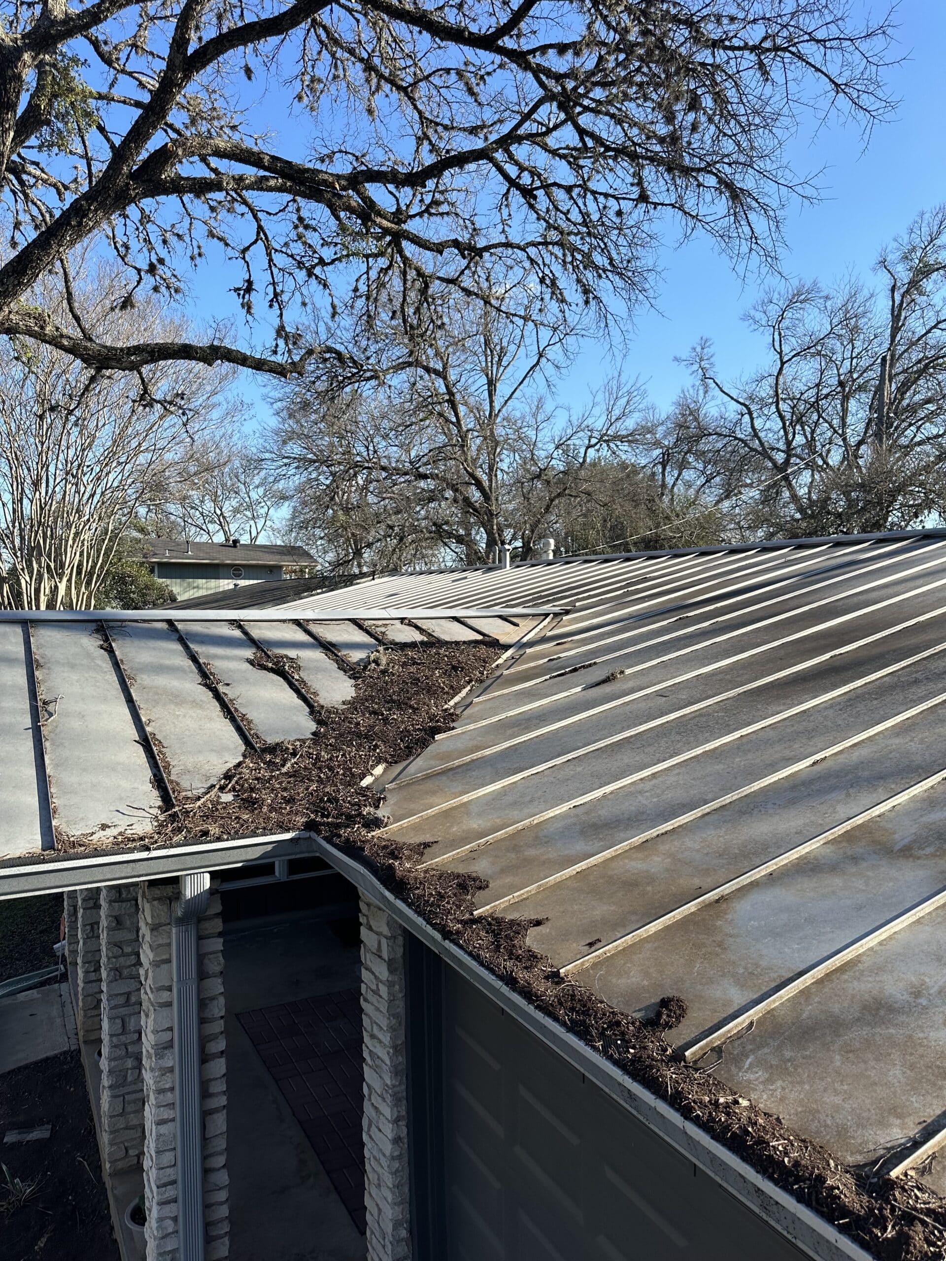 Metal Roof Cleaning Before Image 2