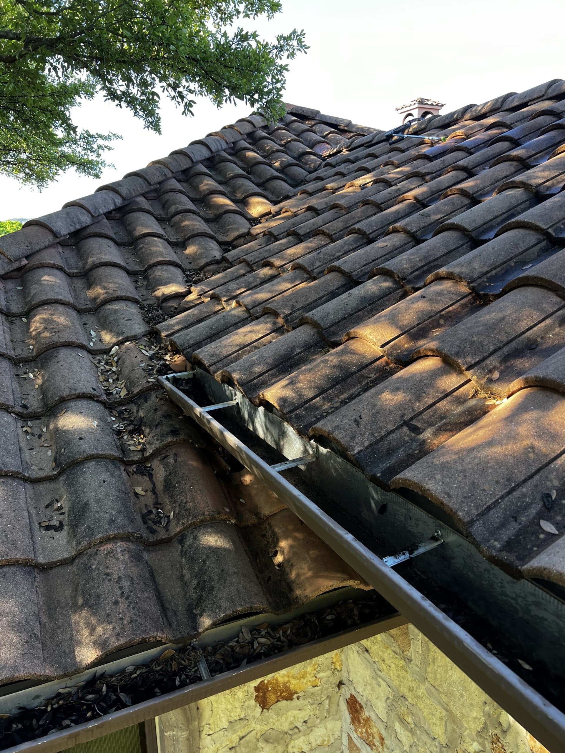 Austin Roof Cleaning Services - Before Image